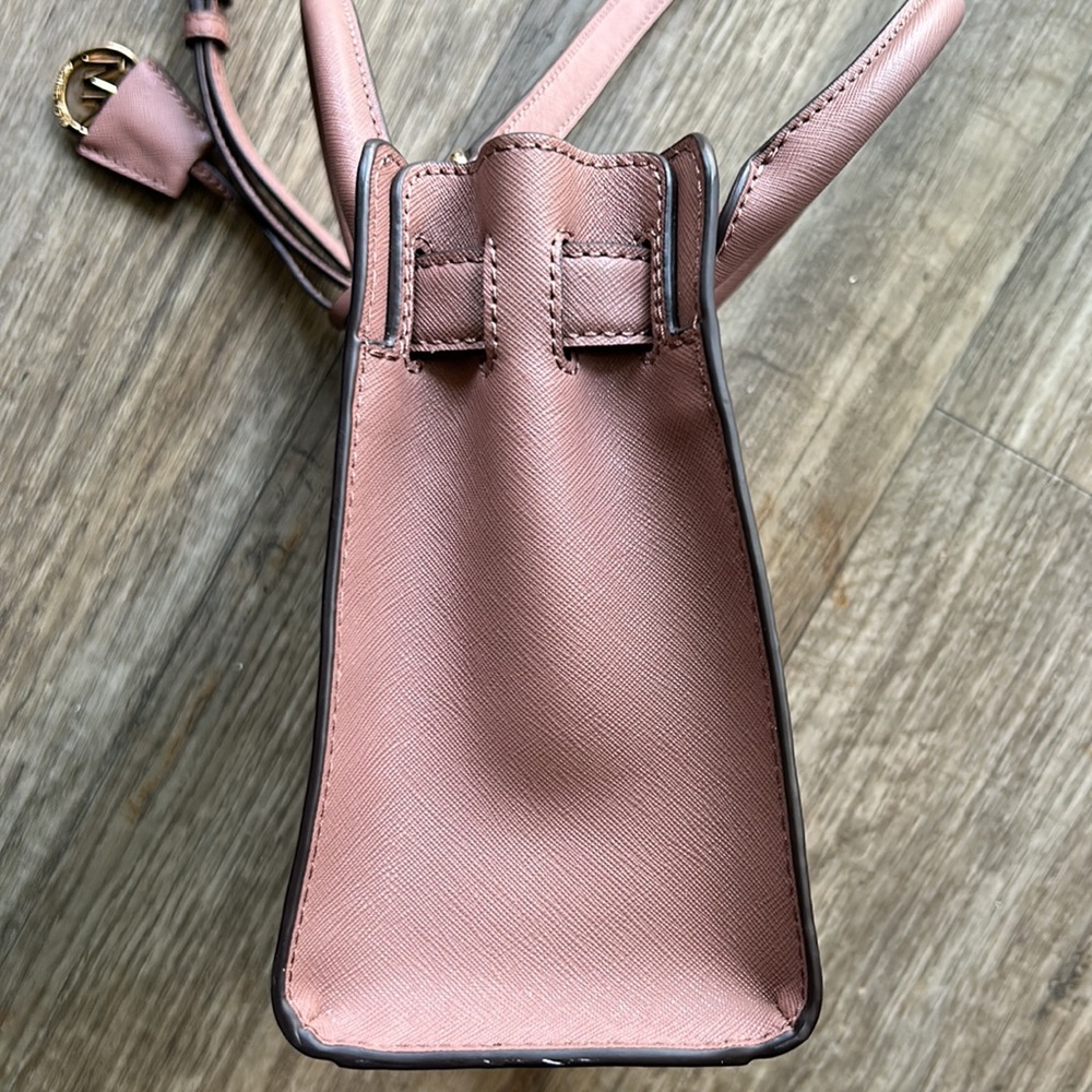 Authentic Michael Kors Small Crossbody Mauve Pink Bag - Picture 10 of 11